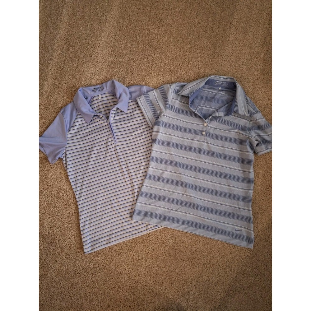 Lot Of Two Nike Polo Golf Pickleball Tennis Shirts